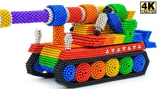 DIY - How to make a Modern Battle Tank from Magnetic Balls - Magnet Ideas 4K