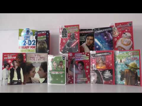 STAR WARS 2016 CHRISTMAS CARDS - BY HALLMARK UK - YouTube