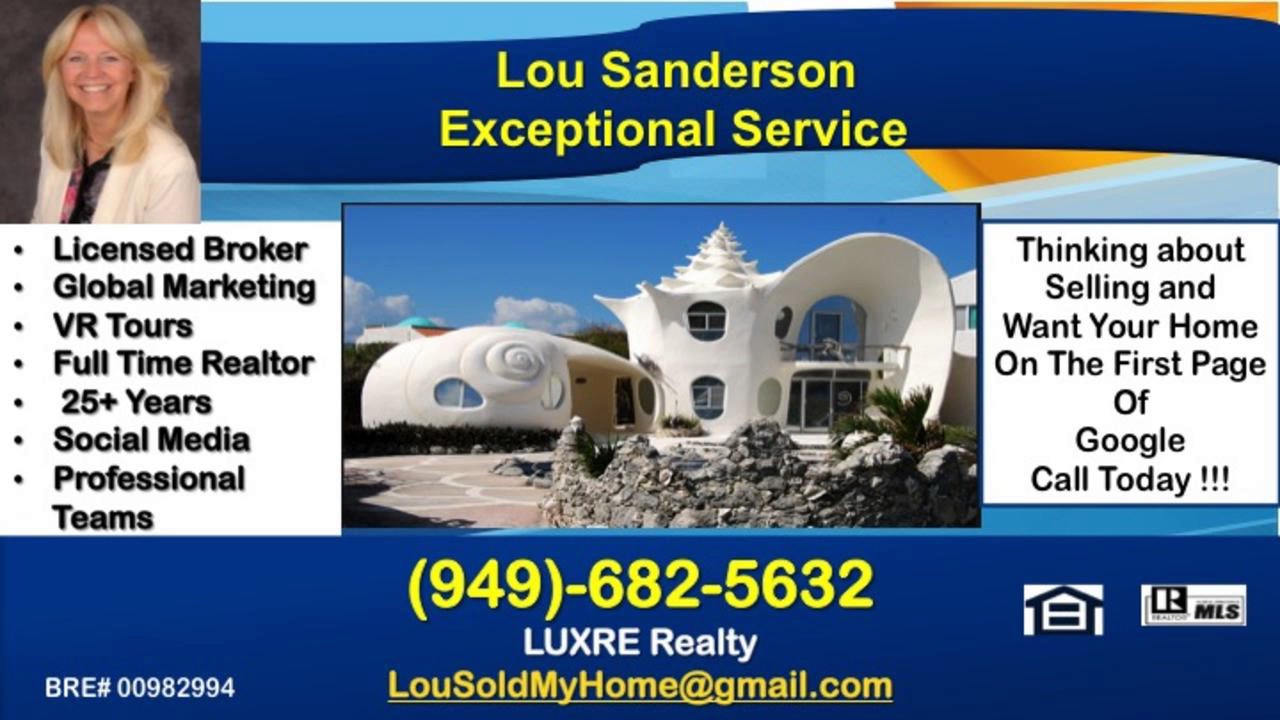 Lou Sanderson Realtor in Orange County CA YouTube