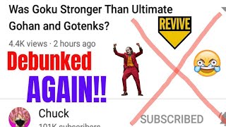 SSJ3 Goku Stronger than Ultimate Gohan & Gotenks by Chuck 