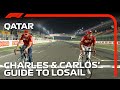Charles Leclerc & Carlos Sainz Ride Around Losail International Circuit | 2021 Qatar Grand Prix