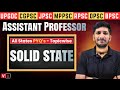 Solid State 14 🔥 Assistant Professor Chemistry 🎯 Topic wise PYQ Series (All States)