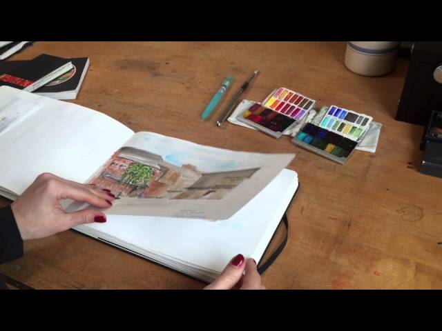 Japanese Sketchbook Binding - Urban Sketchers