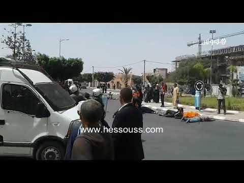 تدخل أمني بمدينة بيوگرى في صفوف المتظاهرين ضد قرار هدم البناء العشوائي بجماعة الصفا 