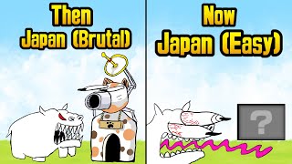 Japan Then vs Now (Battle cats)