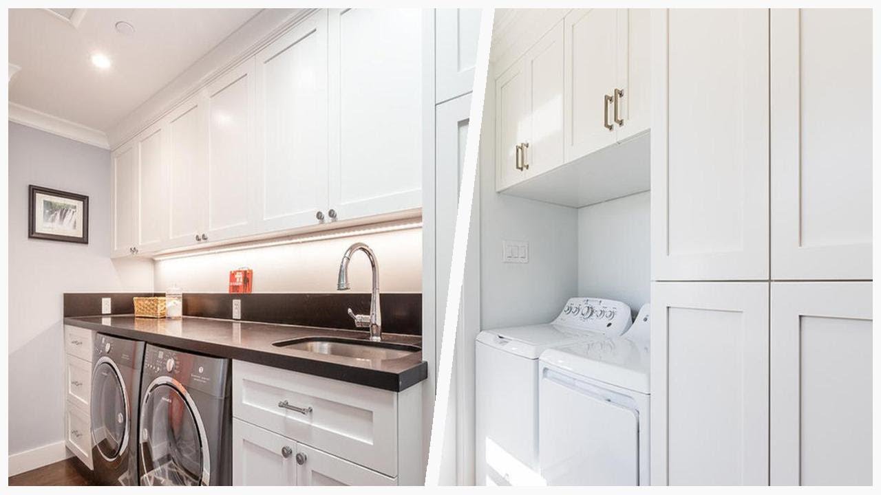 75 Craftsman White Laundry Room Design ☆ - YouTube