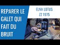 Rparation simple du galet moteur sur elna lotus