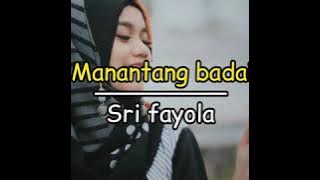 MANANTANG BADAI - SRI FAYOLA (  VIDIO LIRIK)