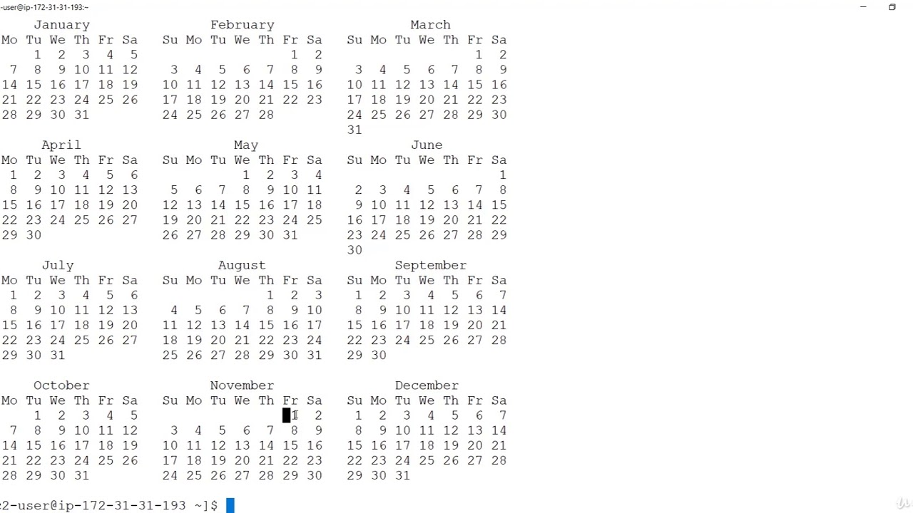 cal-calendar-linux-command-youtube