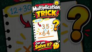 Wait, how did they calculate 35 x 64 🧐 #mathhacks #shorts