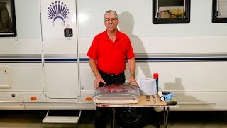 How to change a rooflight part 1 – expert advice from Practical Motorhome&#39;s Diamond Dave