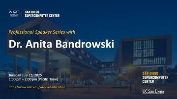 Dr. Anita Bandrowski // WHPC@SDSC Professional Speaker Series