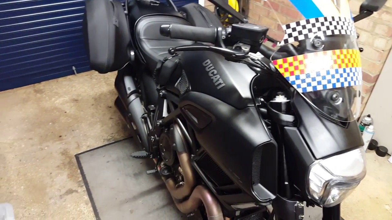 2016 Ducati Diavel Brake Light Stuck On. Part 2 YouTube