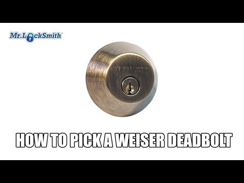Video: Làm thế nào để bạn khóa lại Weiser Lock?