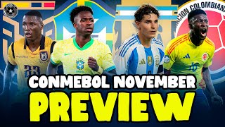 The Complete CONMEBOL November 2025 Preview