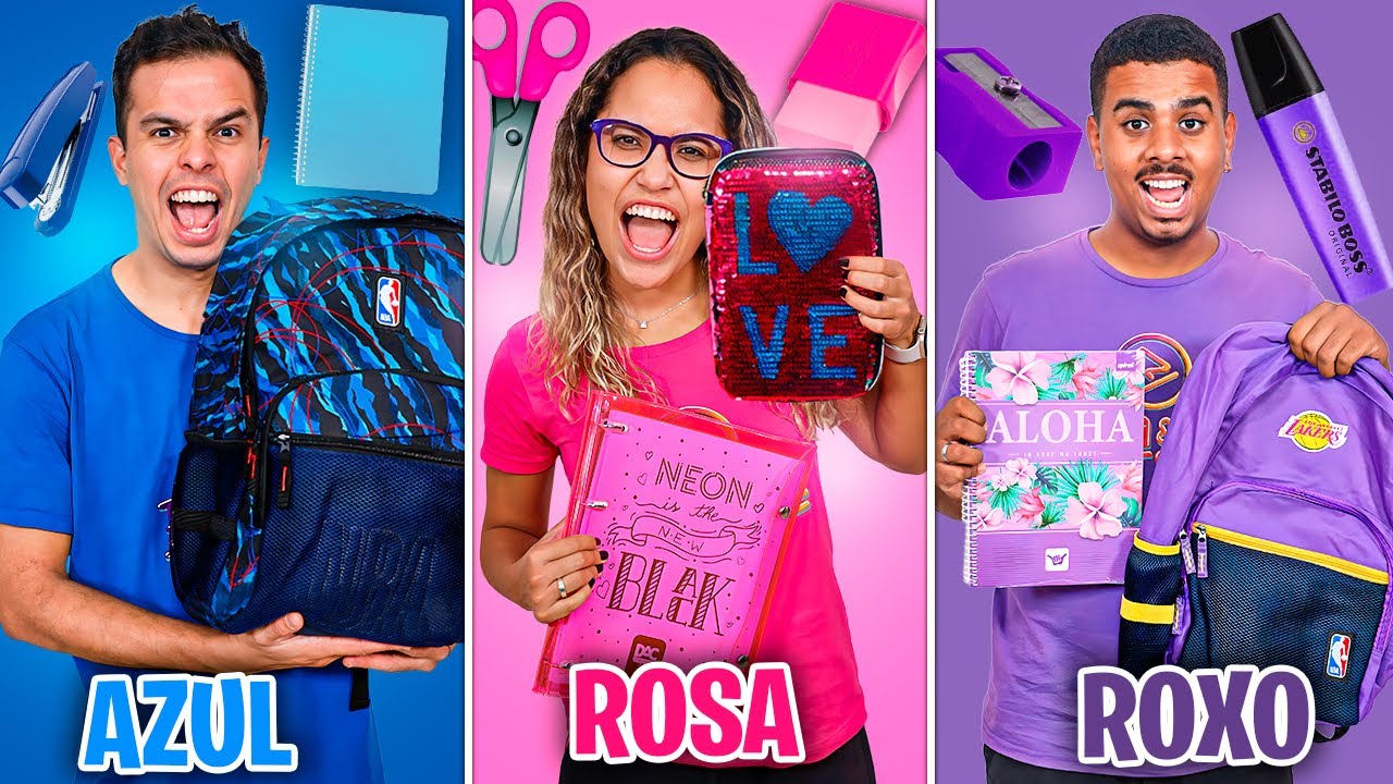 QUEM COMPRAR O MELHOR MATERIAL ESCOLAR DA SUA COR, VENCE! - ÉPICO!