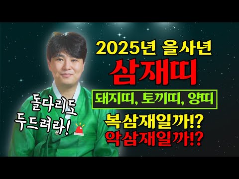 2025년 을사년 <strong>삼재띠</strong> [돼지띠, 토끼띠, 양띠] 복삼재일까!? 악삼재일까!? /의정부용한점집 [더샤머니즘]