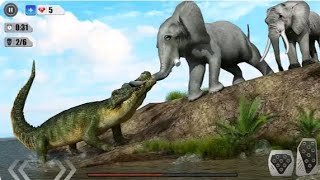 Hungry Animal Crocodile Games screenshot 4