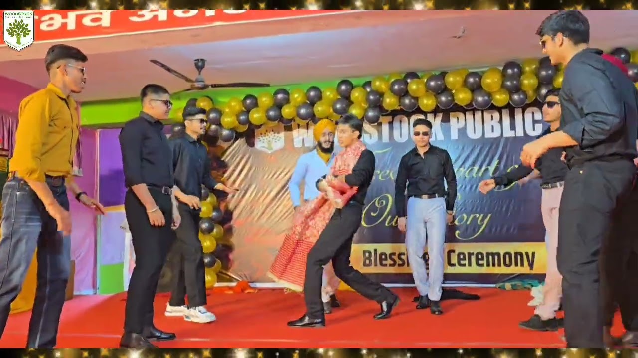 Dance by Boys on Blessings Ceremony 🙏 / Farewell 🕺#danceperformance #woodstockpublicschool #farewell