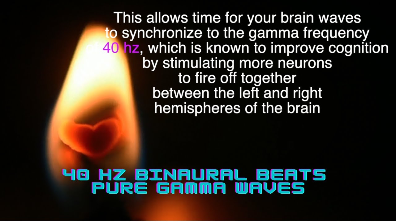 40 Hz Binaural Beats Pure Gamma Waves | Focus and Concentration - YouTube