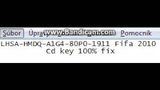 Fifa 2010 Cd key 100% fix