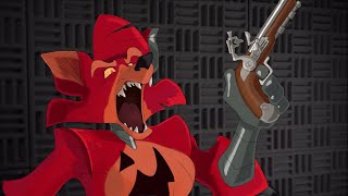Foxy has a gun
