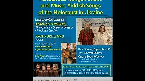 Anna Shternshis and Psoy Korolenko, "Yiddish Songs...