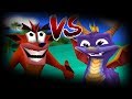 Sprite animation  crash bandicoot vs spyro the dragon