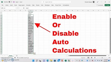 Enable or Disable Automatic Drag and Drop Calculations In Microsoft Excel #msexcel, #howto, #trend