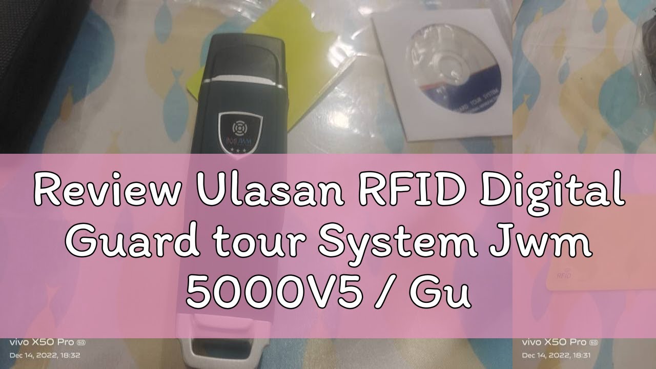 Review Ulasan RFID Digital Guard tour System Jwm 5000V5 / Guard Clocking System FREE 10 PCS Checkpo