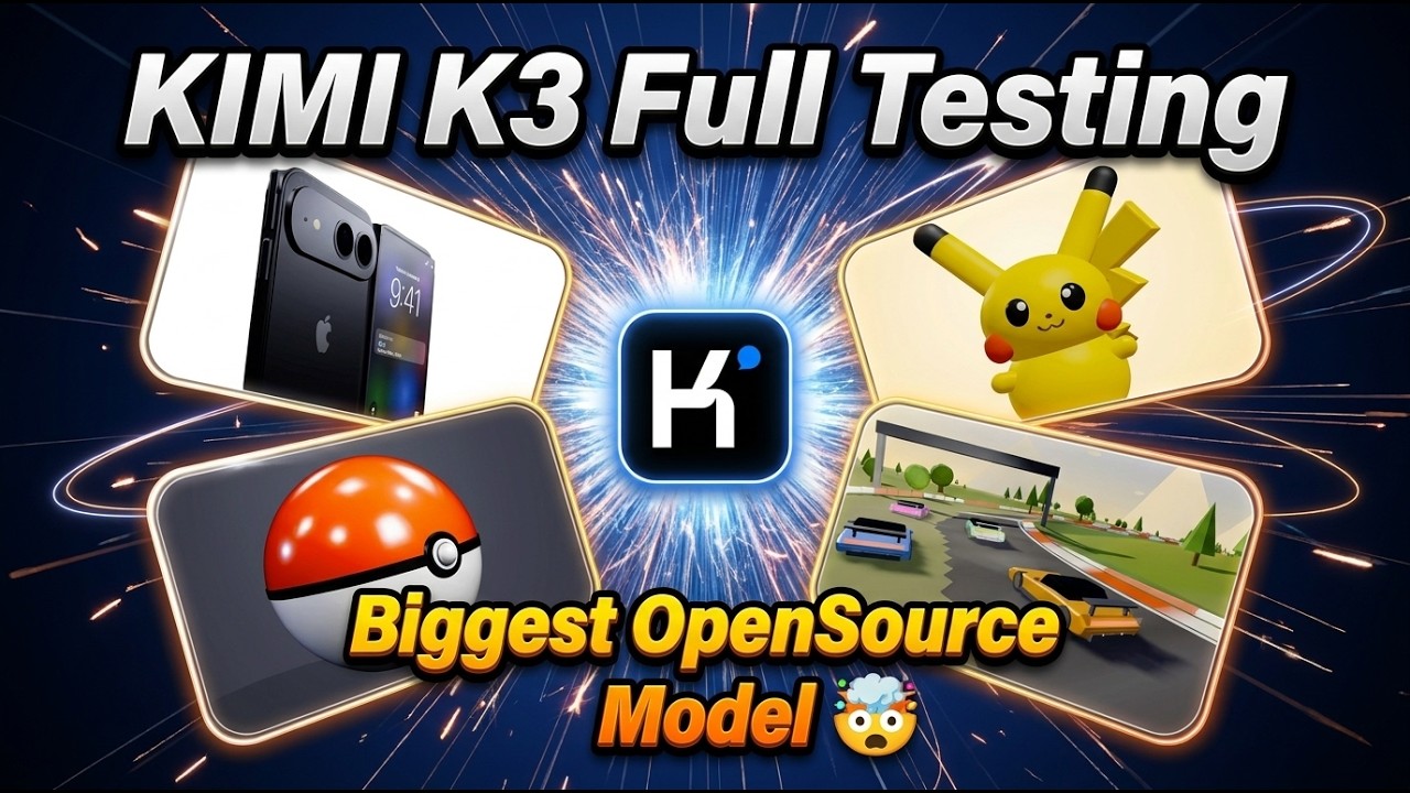Kimi K3 : The Biggest Chinese Opensource Model! 🤯