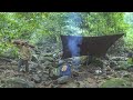 48H SOLO BUSHCRAFT - #1 Choose a beautiful place to set up a shelter for the night