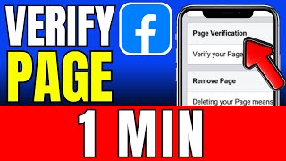 How To Verify Facebook Page 2026 (Fast And Easy)