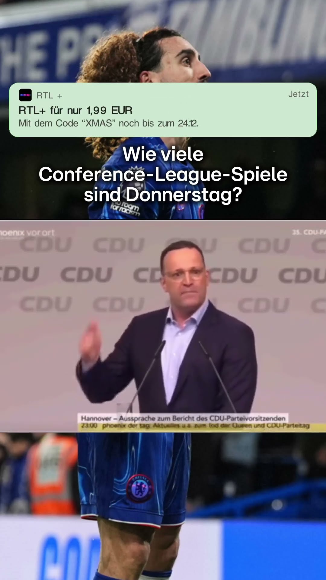 Wenn er jetzt noch wüsste, wie viele wir davon live übertragen...