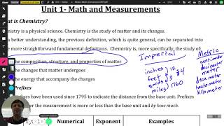 Pre AP Chemistry - Unit 1 - Metric Conversion