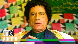 Muammar Gaddafi Extended Interview in English (1988)