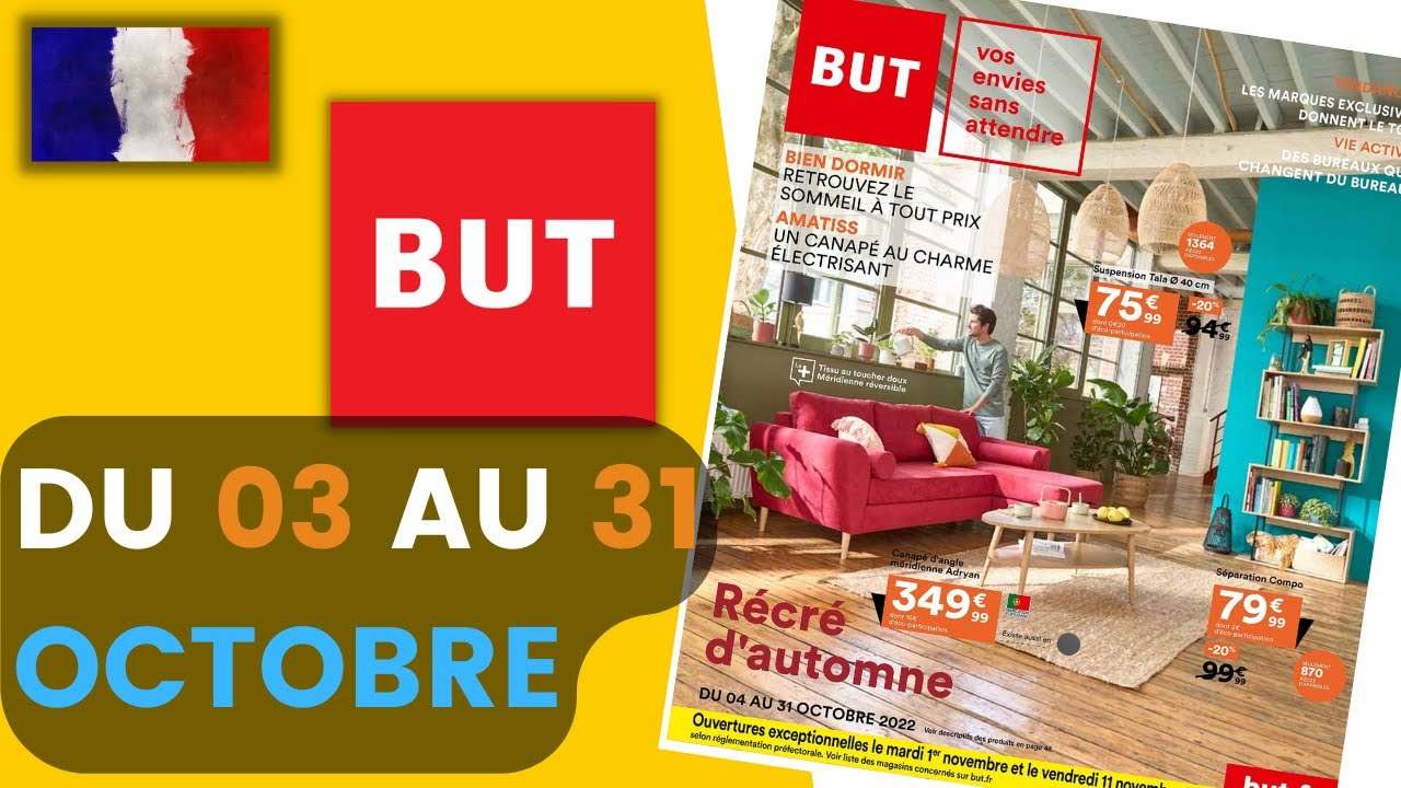 catalogue BUT du 3 au 31 octobre 2022 ⛔ Arrivage FRANCE PARTIE 1