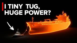 The Physics Trick Behind How Tugboats Carry Ships 100x Their Size