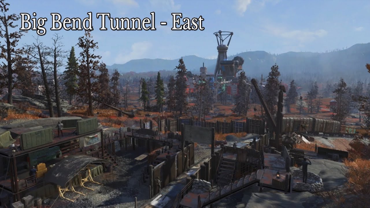 Fallout 76  -  Big Bend Tunnel - East     Ambient + Music + Relaxing + Studying