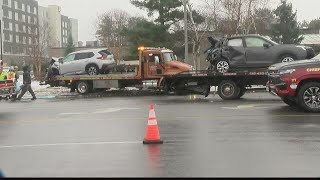 6 injured in multi-vehicle crash on Wolf Road