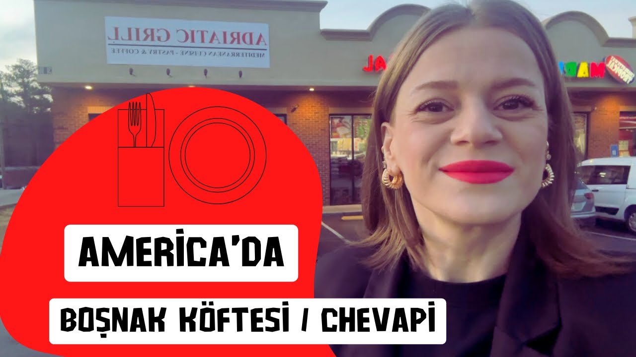 America’da lezzet turu | boşnak köftesi yiyiyoruz.