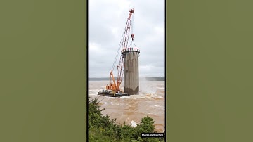 Building a Bridge in the Middle of a Flood Pt12 #Construction