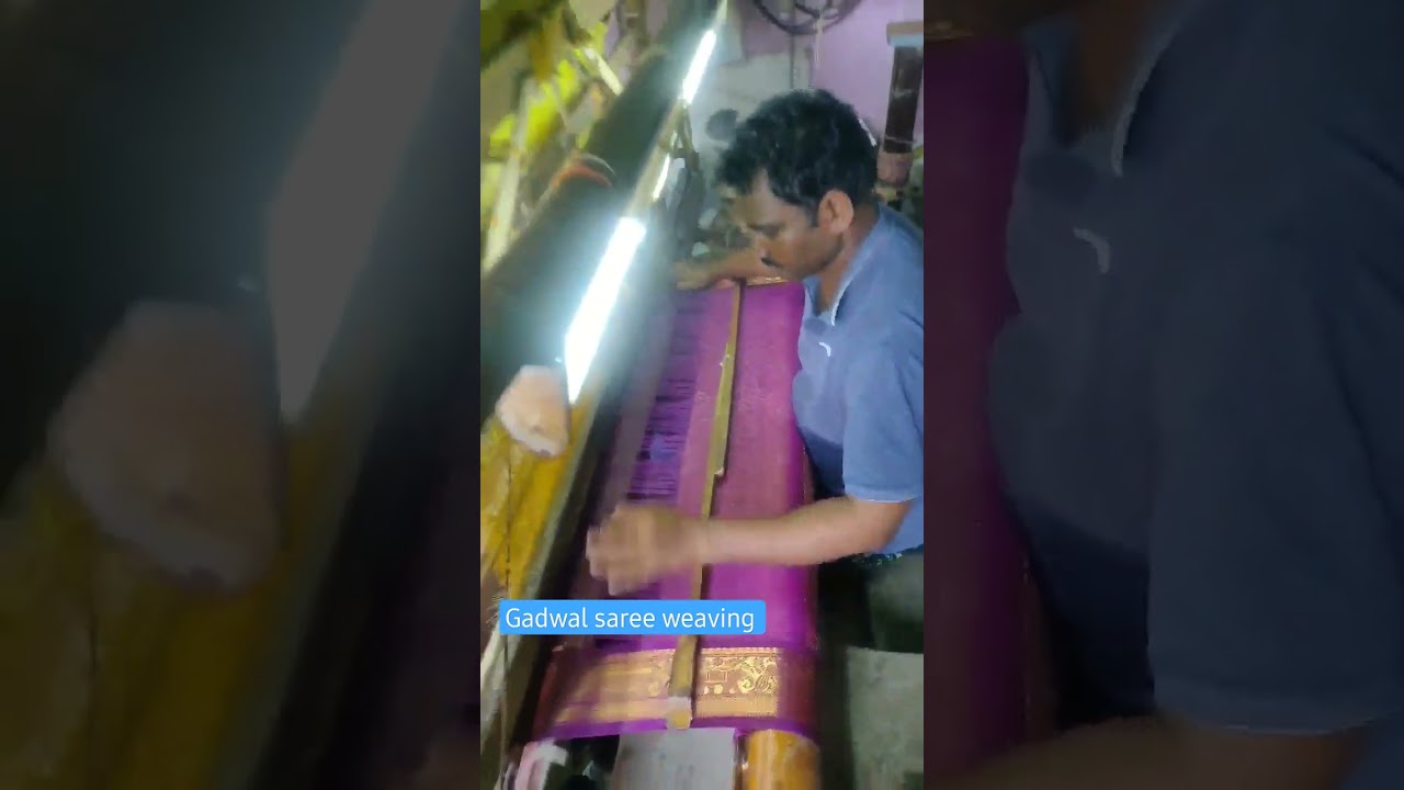 Gadwal saree weaving