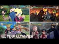 Naruto x Boruto UN Storm Connections - ALL Team Ultimate Jutsus &amp; Secret Factors (PS5 4K)