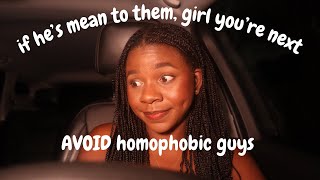 dating homophobic guys is stupid
