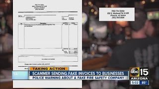 Scammer sending fake invoices to businesses