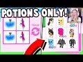 Trading from potions to every dog in adopt me challenge