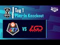 R7 vs LGD | Worlds 2020 - Play-in Knockoutstage Tag 1