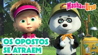 Masha e o Urso 👱‍♀️🐻 🆚 Os opostos se atraem 🤪🐼👧 Coleção de desenhos animados