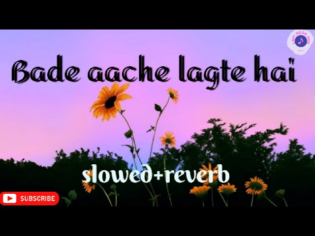 Bade Aache Lagte Hain (Hum Tum Kitne Paas Hai)Slowed+rverb )|Old Song|Balika Badhu|Amit Kumar #lofi class=